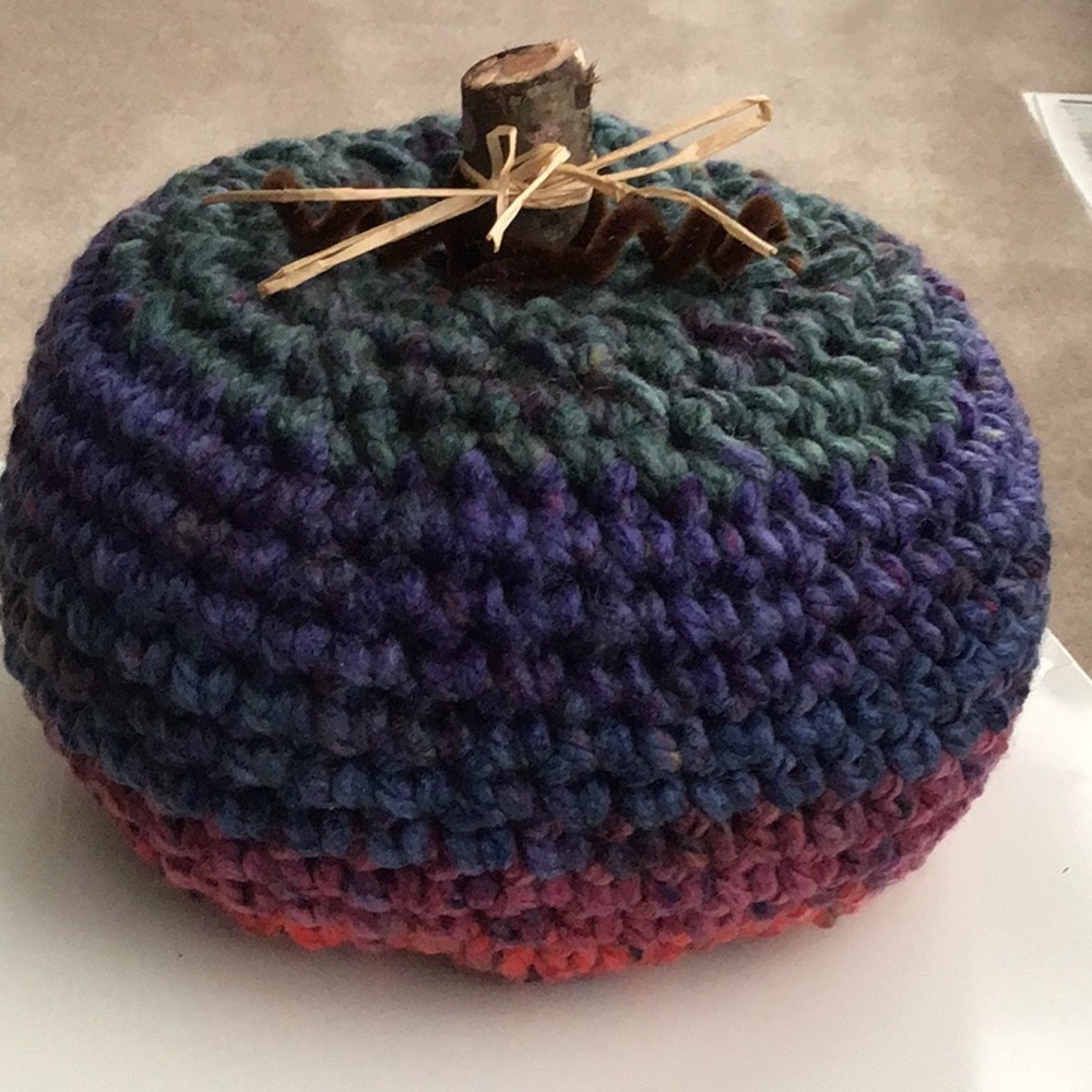 Multicolored Fall Pumpkin - Medium